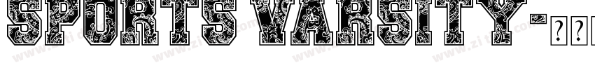 SPORTS VARSITY字体转换